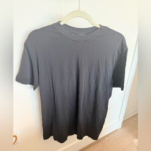 Classic Men's Soft Black Crew Neck T-Shirt. Could Be Unisex.